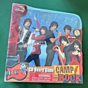 Disney Camp Rock CD Board Game Music CD Nick Jonas Demi Lovato Brothers Sealed